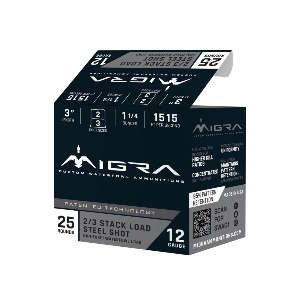 MIGRA M12AS23 12G 3" 2-3SHT 1.25 25/10 - View 2