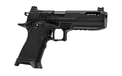 Oa Defense 2311 Pro Elite Full Size 9mm Luger 21+1 5" Black DLC Steel Optic Ready/Serrated Slide, Black Aluminum Frame w/Picatinny Rail, Black Aluminum Grip, Ambidextrous - View 3