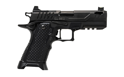 Oa Defense 2311 Pro Elite Compact Frame 9mm Luger 21+1 4.25" DLC Black Steel Optic Ready/Serrated Slide, Black Aluminum Frame w/Picatinny Rail, Black Aluminum Grip, Ambidextrous - View 2