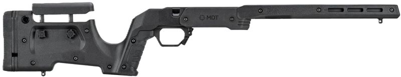 Mdt Sporting Goods Inc 105051BLK XRS Chassis Black Aluminum Core with Polymer Panels, Adj. Cheekrest, M-LOK Forend, Interchangeable Grips, AICS Mag Compatible, Fits CZ 457 - View 2
