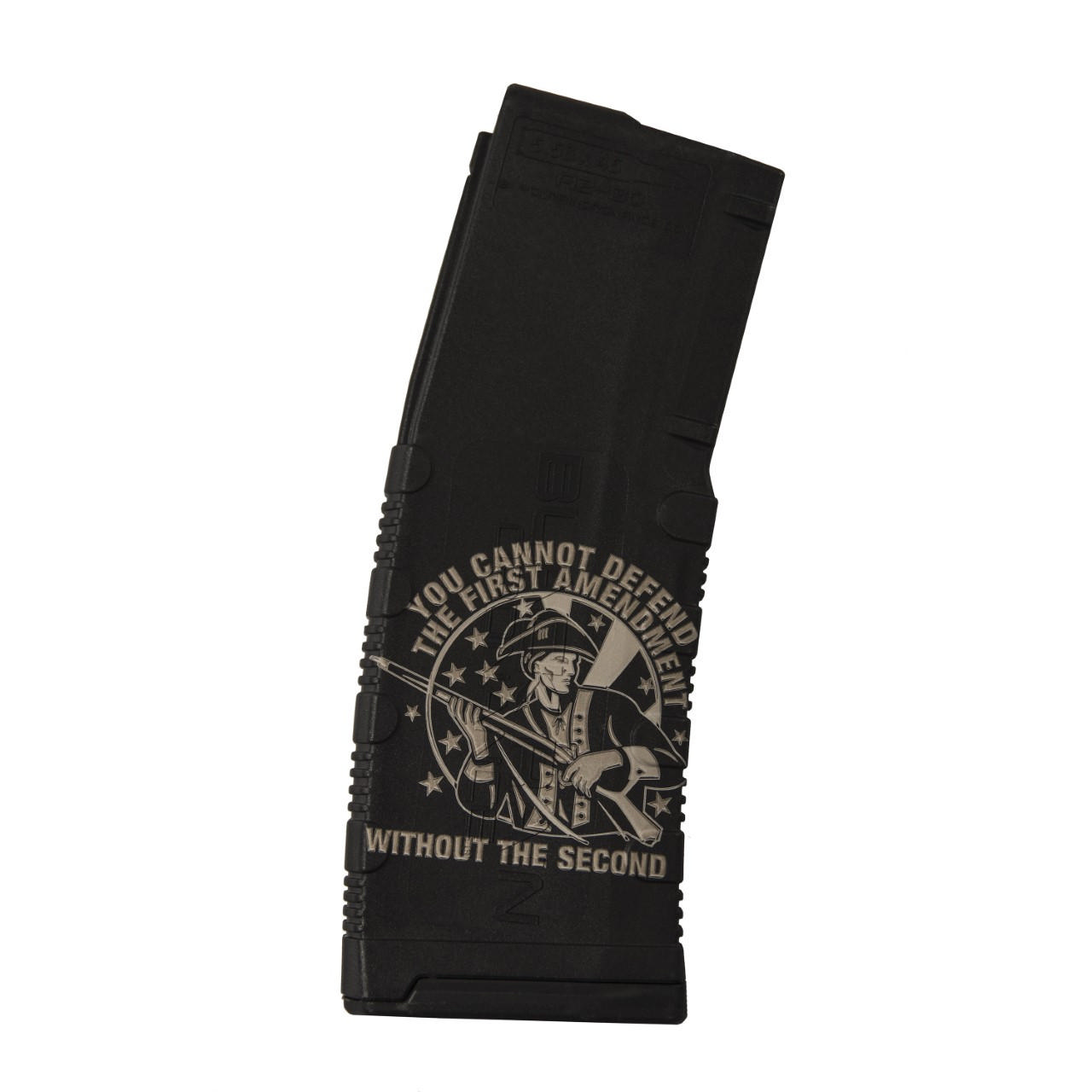 Black Rain Ordnance Lasered AR15 Magazine 1st Amendment Defends 30 rd. - View 2