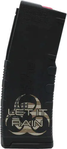 Black Rain Ordnance BROMG30LTITRN 30RD Mag Laser Engraved "Let It Rain" - View 2