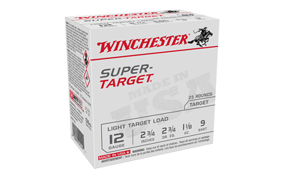 Winchester TRGT129 12 Gauge 2.75 in 1 1/8 oz 9 Shot 25 Rounds Per Box - View 2