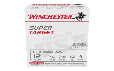 Winchester TRGT129 12 Gauge 2.75 in 1 1/8 oz 9 Shot 25 Rounds Per Box - View 4