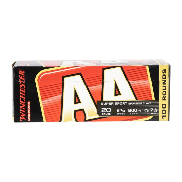 Winchester AASC207VP 20 Gauge 2.75 in 7/8 oz 7.5 Shot 100 Rounds - View 2
