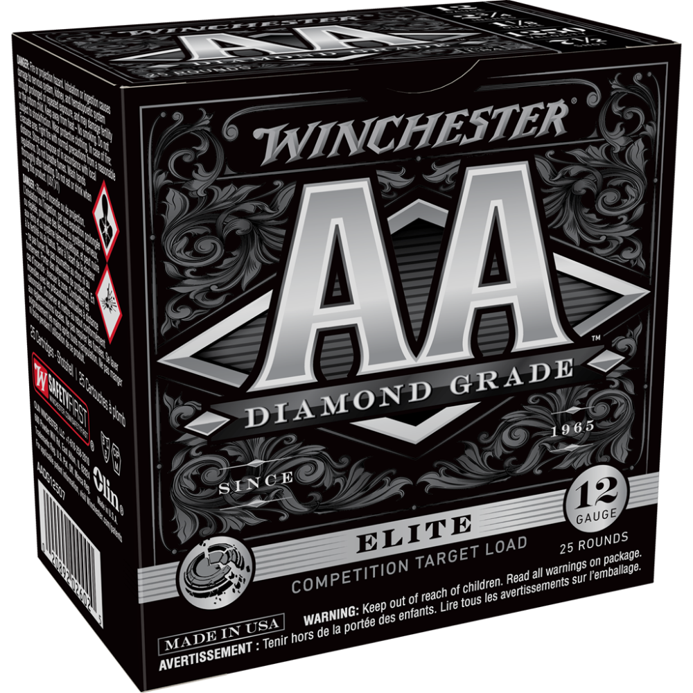 Winchester Ammo AADG12507 AA Diamond Grade 12 Gauge 2.75" 1 1/8 oz 1250 fps 7 Shot 25 Bx/10 Cs - View 2