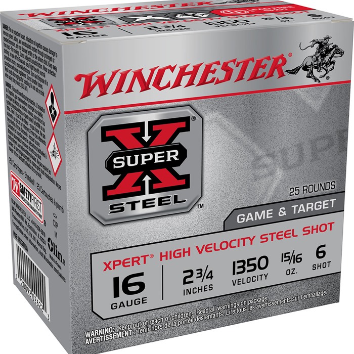 Winchester Super X Xpert 16 Gauge High Velocity 15-16 Ounce 6 Shot 25 Ro... - View 2