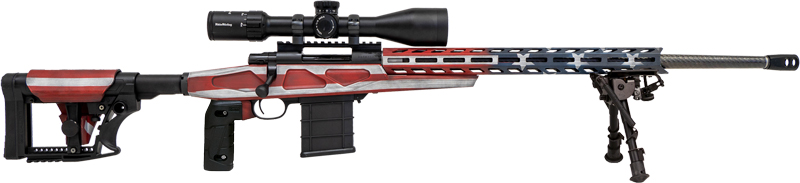 Howa FLAG CHASSIS .308 USA FLG WIN 24" THREADED W/SCOPE - View 2
