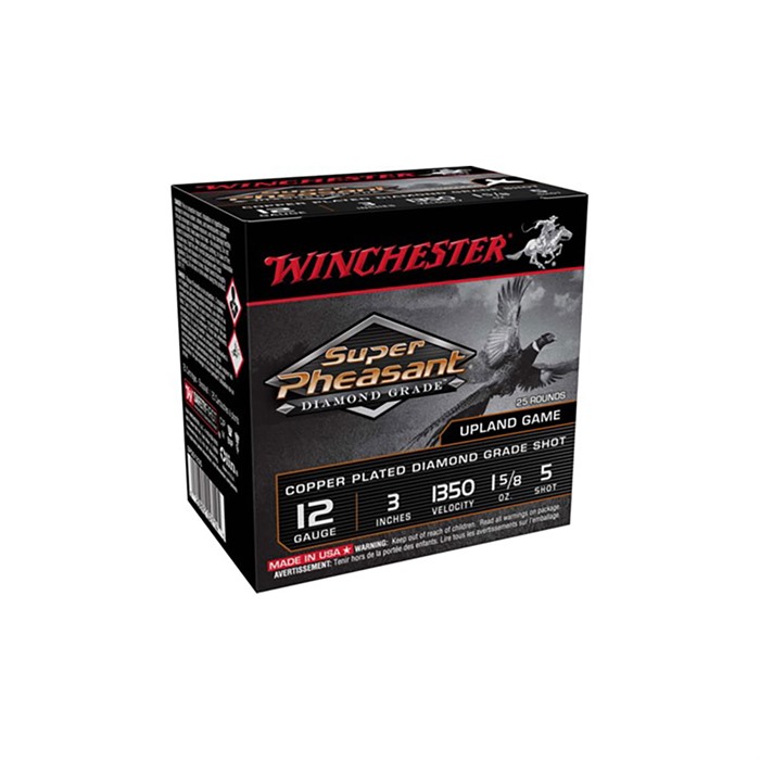 Winchester Ammo SPDG1235 Super Pheasant Diamond Grade 12 Gauge 3" 1 5/8 oz 1350 fps 5 Shot 25 Bx/10 Cs - View 2