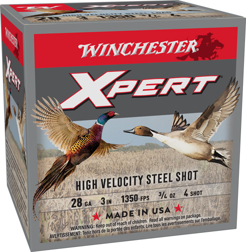 Winchester WEXP2834 Xpert 28Ga 3" 3/4oz #4 Shot 1350fps 25/Box - View 2