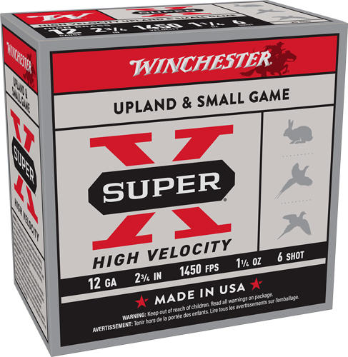 Winchester X12HV6 Super X 12Ga 2.75" 1.25oz 6 Shot 1450fps 25/Box - View 2