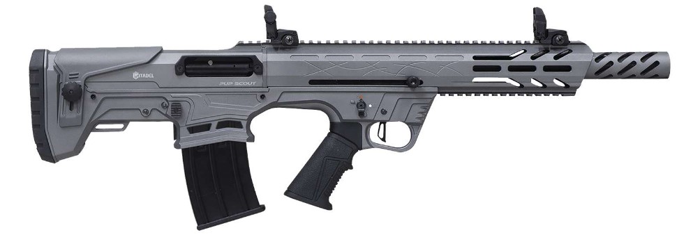 Citadel FRPS1218TG Pup Scout 12 Gauge Semi-Auto Shotgun 18.5" Gray - View 2