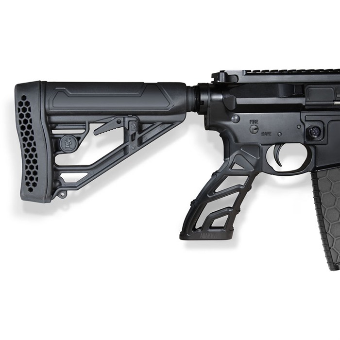Adaptive Tactical AT02012 EX Performance Adjustable Stock Black M4 Style - View 3