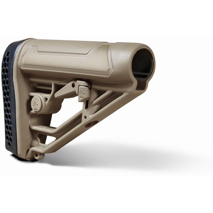 Adaptive Tactical AT022012E AR-15/AR-10 M4-Style Stock FDE Mil-Spec - View 2
