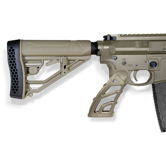 Adaptive Tactical AT022012E AR-15/AR-10 M4-Style Stock FDE Mil-Spec - View 3