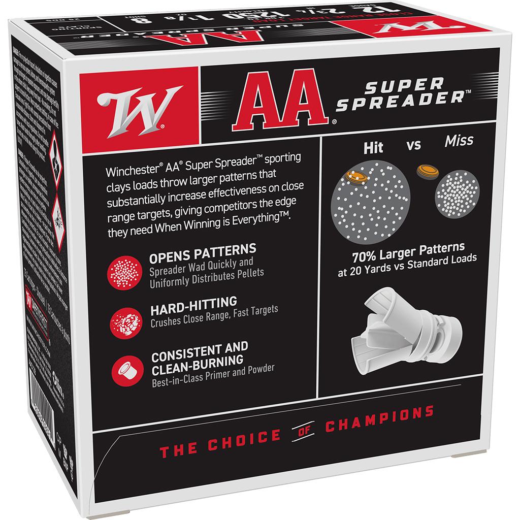 Winchester Light Target 12ga 2-3/4 1-1/8oz 1250 fps 25/ct - View 2