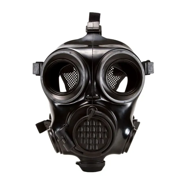 MIRA Safety CM-7M Gas Mask Medium Black CBRN Protection Hydration System - View 2