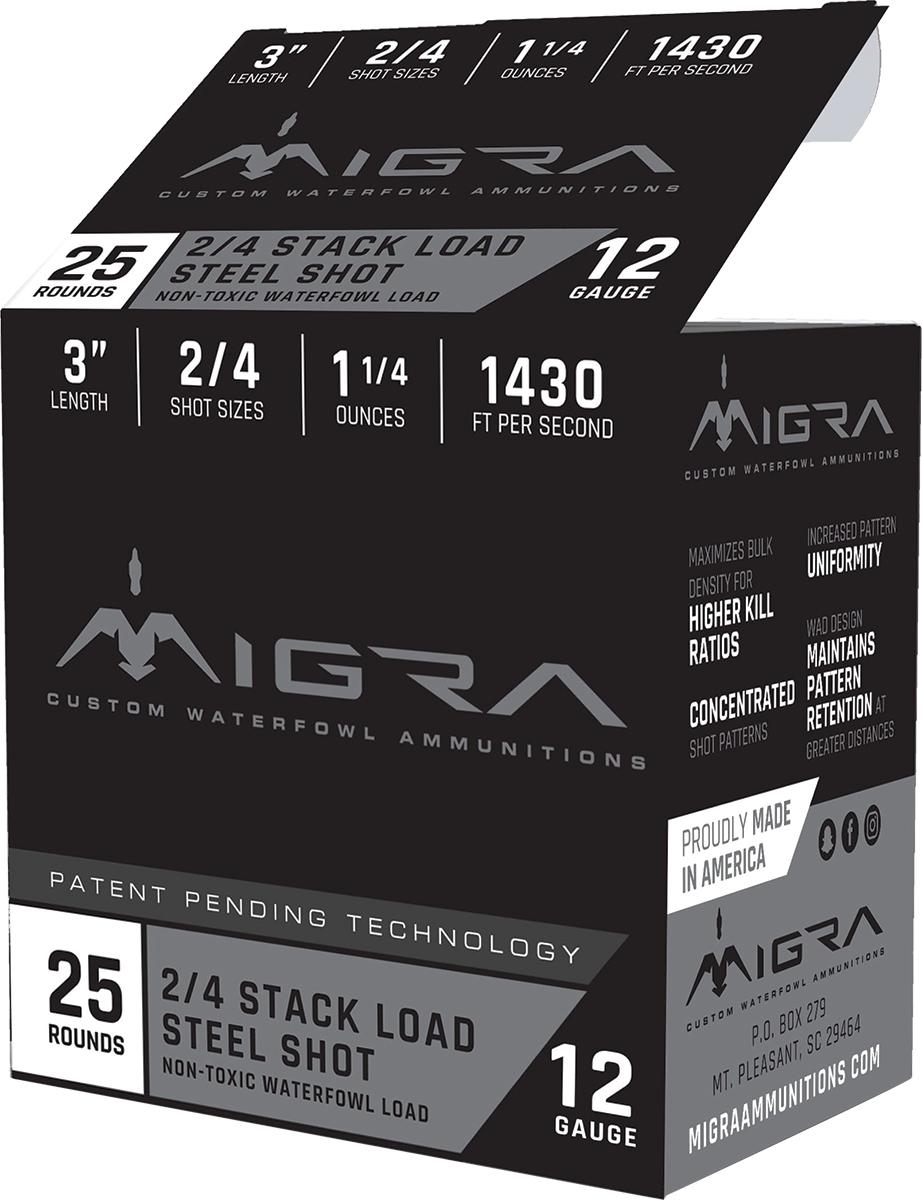 FORT SCOTT MUNITIONS Migra 12Ga 3" 1-1/4oz #2/#4 25rd Shotgun Ammo M-12S2-4 - View 2