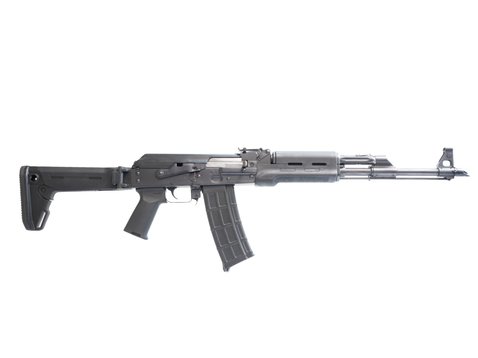 Zastava ZR90556FS PAP M90 5.56x45mm NATO, 18.25" Barrel, 30 Round, Black, Magpul Zhukov Stock, Hogue Handguard - View 2