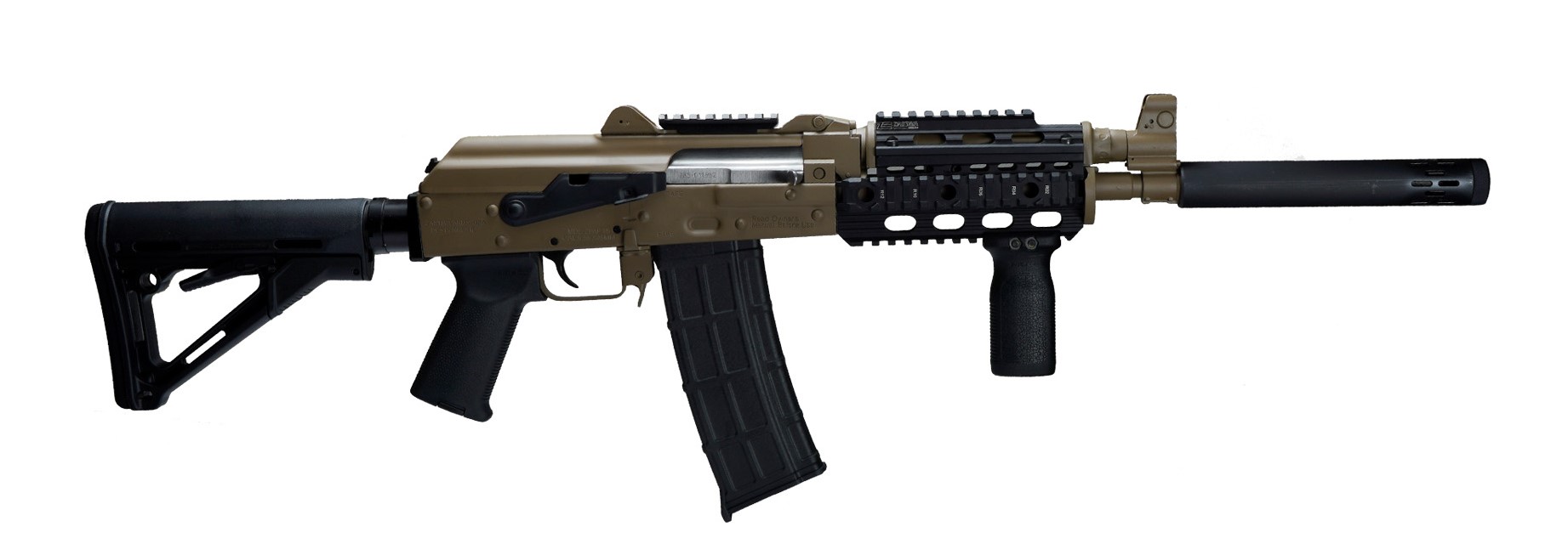 Zastava ZP85556FDER 5.56x45mm ZPAP85 AK Rifle 16" FDE Cerakote 30rd - View 2