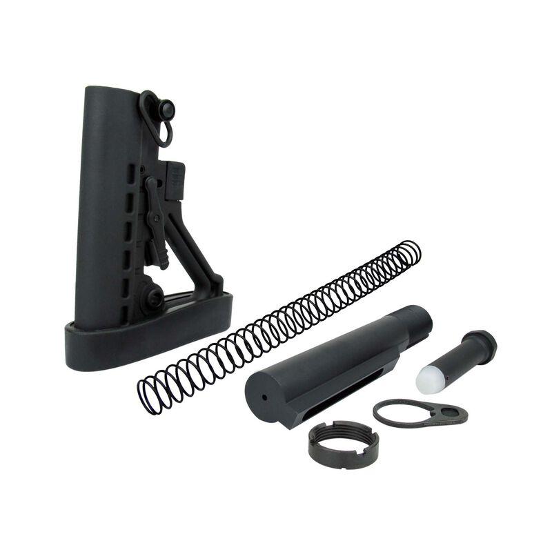 TacFire MAR050B Mil-Spec AR-15 Buffer Tube Kit Black Matte 6-Position - View 2