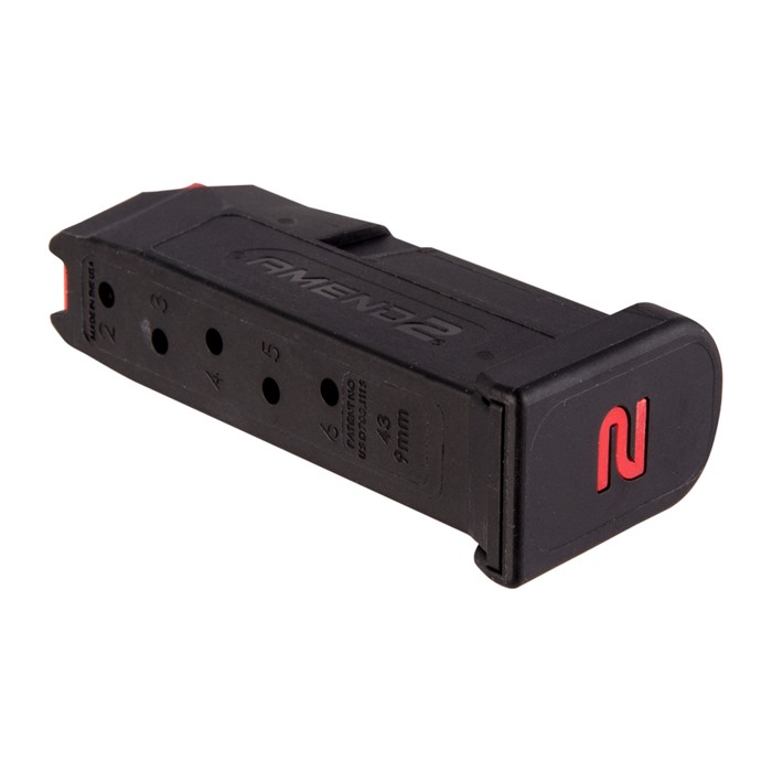 Amend2 A2GLOCK43BLK A2-43 9mm Luger Glock G43 6rd Black Detachable - View 4