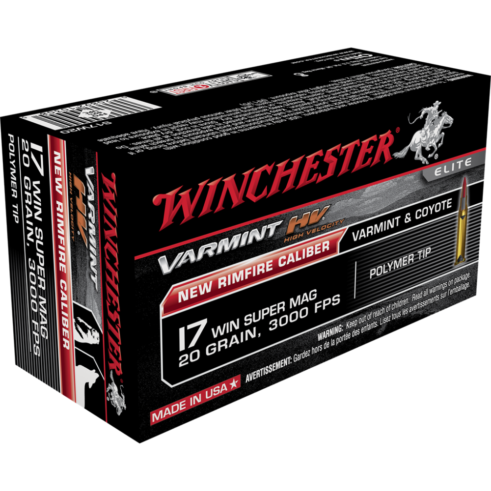 Winchester Ammo S17W20 Varmint HV 17 WSM 20 gr Polymer Tip 50 Bx/10 Cs - View 2