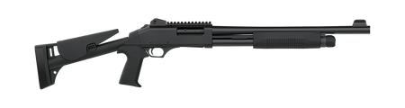 Dickinson TAC4-ST 12Ga 18.5" Pump Shotgun Ghost Ring Sights Pistol Grip - View 2
