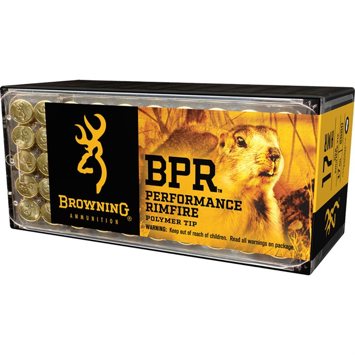 Browning BPR Performance 17 HMR 17 gr 2550 fps Polymer Tip Ammo - View 2