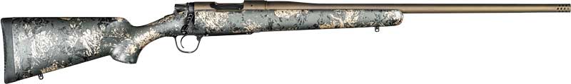 Christensen Arms Mesa FFT 6.5 PRC, 20" Stainless Steel Barrel, Burnt Bronze Cerakote, Green/Black/Tan Carbon Fiber Stock, 4-Round Capacity - View 2
