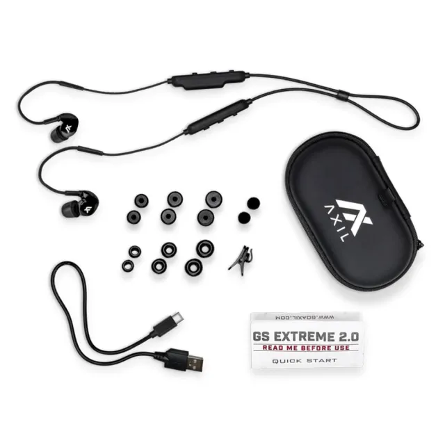 Axil GSXR GS Extreme 2.0 Tactical Earbuds Black 19-29 dB In-Ear - View 2