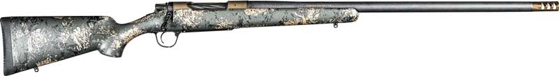 Christensen Arms Ridgeline FFT 30-06 Springfield, 22" Carbon Fiber Wrapped Barrel, Burnt Bronze Cerakote, 4-Round Capacity, Green/Black/Tan Stock - View 2