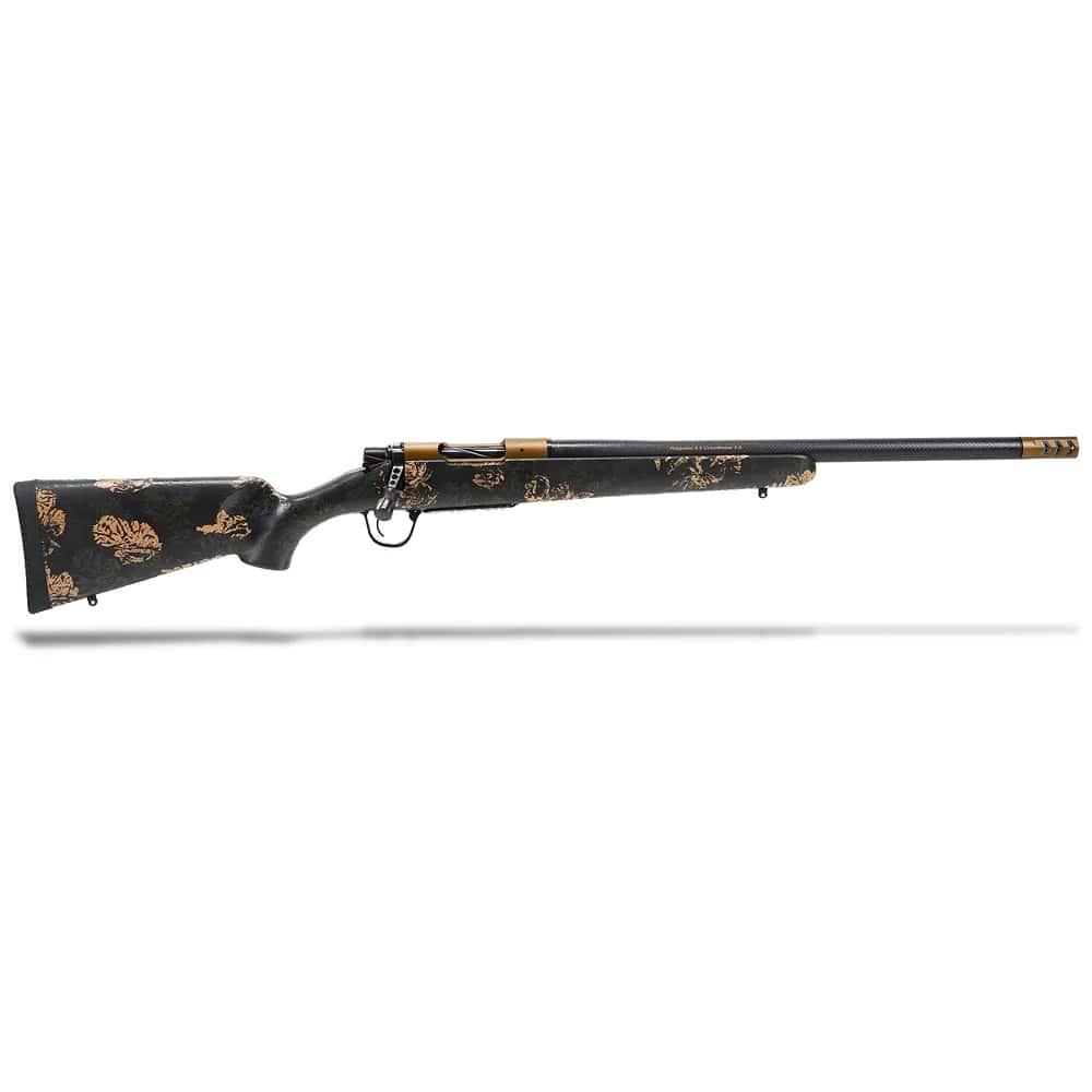 Christensen Arms 8010620000 Ridgeline FFT Lightweight Rifle - Carbon Fiber Barrel, Stainless Steel Brake, Burnt Bronze Cerakote, Green/Black/Tan Stock - View 2