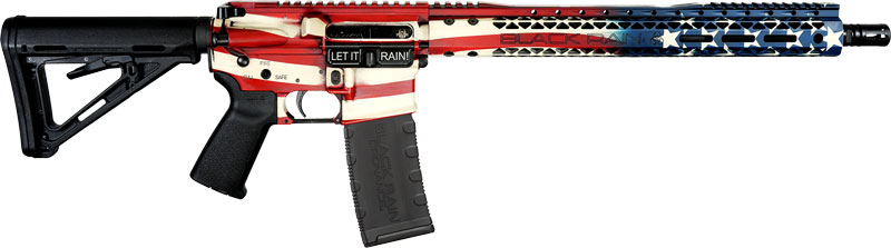 Black Rain Ordnance Spec+ Semi-Auto AR Rifle .223 Remington American Flag - View 2