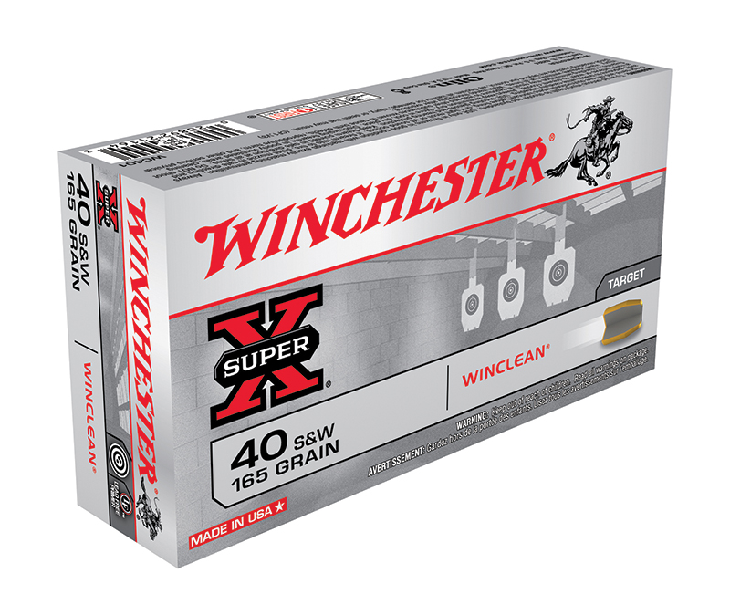 Winchester Super-X .40 S&W 165gr WinClean Brass Enclosed Base Ammo 50 Rounds - View 2