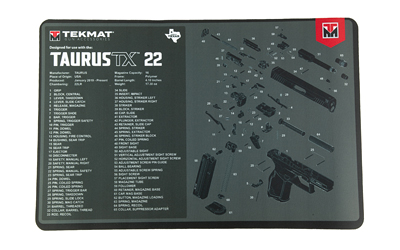 TekMat Tekmat for Taurus TX22 Cleaning Mat Black - View 2