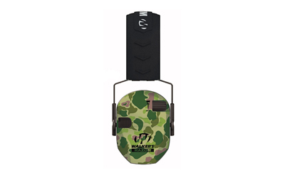 Walker's Razor Slim Electronic Earmuff Low-Profile Design Green Frog Skin - View 2