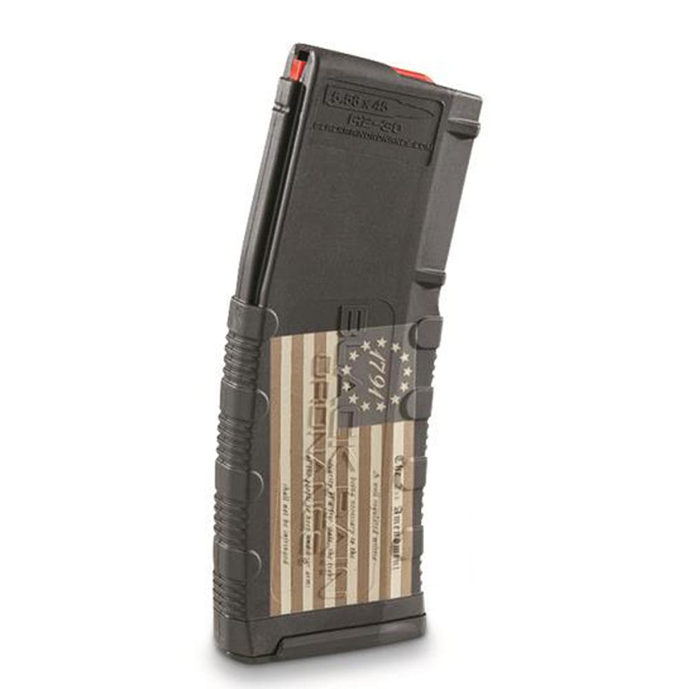 Black Rain Ordnance Lasered AR15 Magazine 1791 American Flag 30 rd. - View 2