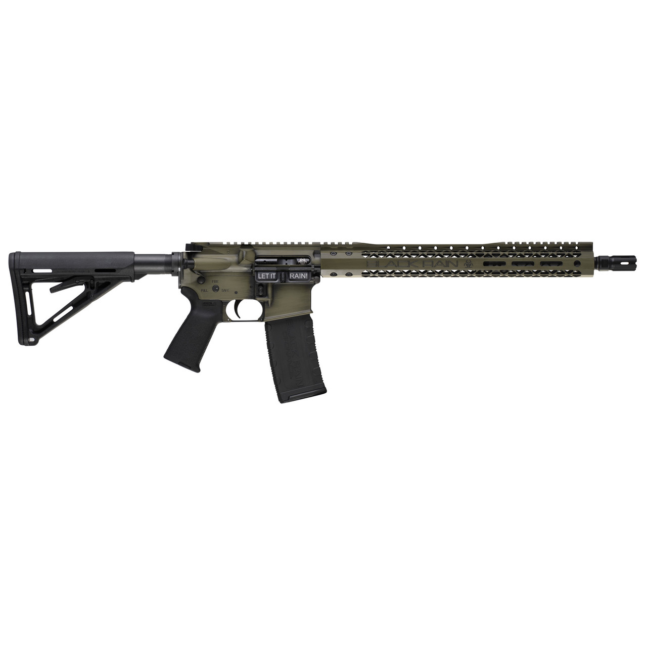Black Rain BRO-WTP-BGB AR-15 16" 5.56 Bazooka Green Battleworn Finish - View 2