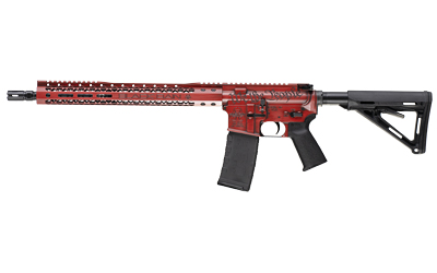Black Rain Ordnance BROWTPRB Spec 15+ 5.56 NATO 16" Red Battleworn AR-15 - View 2