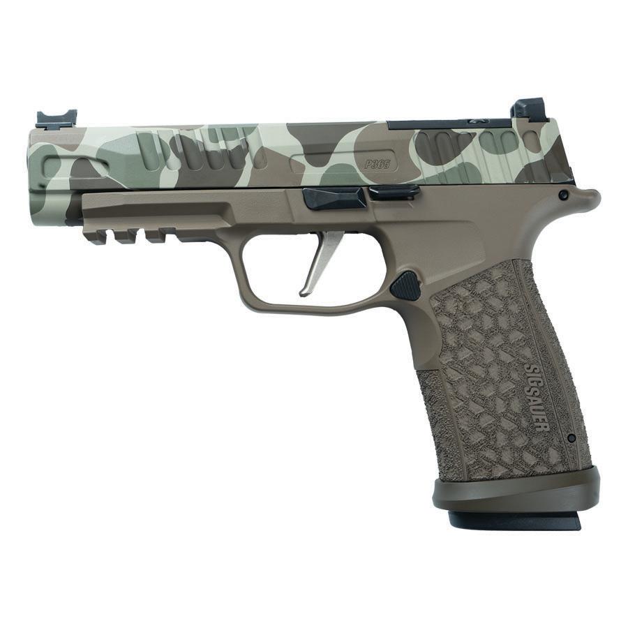 Sig Sauer P365 Fuse Duck Camo 2 Handgun 9mm Luger 21(2)&17(1)rd Magazines 4.3 Barrel LXG Front Optic Sight - View 2