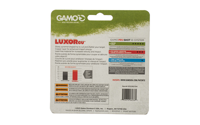 Gamo USA Luxor Cu Sharp Pyramid Pellets .22 Pellet Sharp Nose Tin 100 - View 2