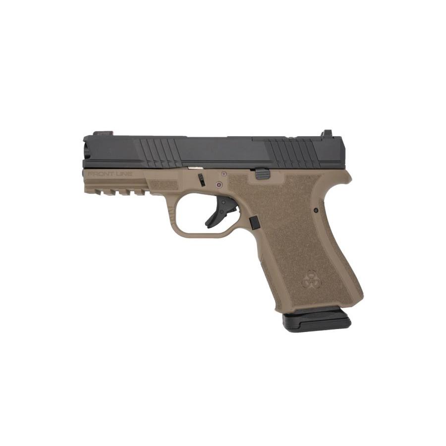 Black Rain Ordnance FL9MMFDEBLK 9mm 15+1 4" FDE Optic Ready Slide - View 2