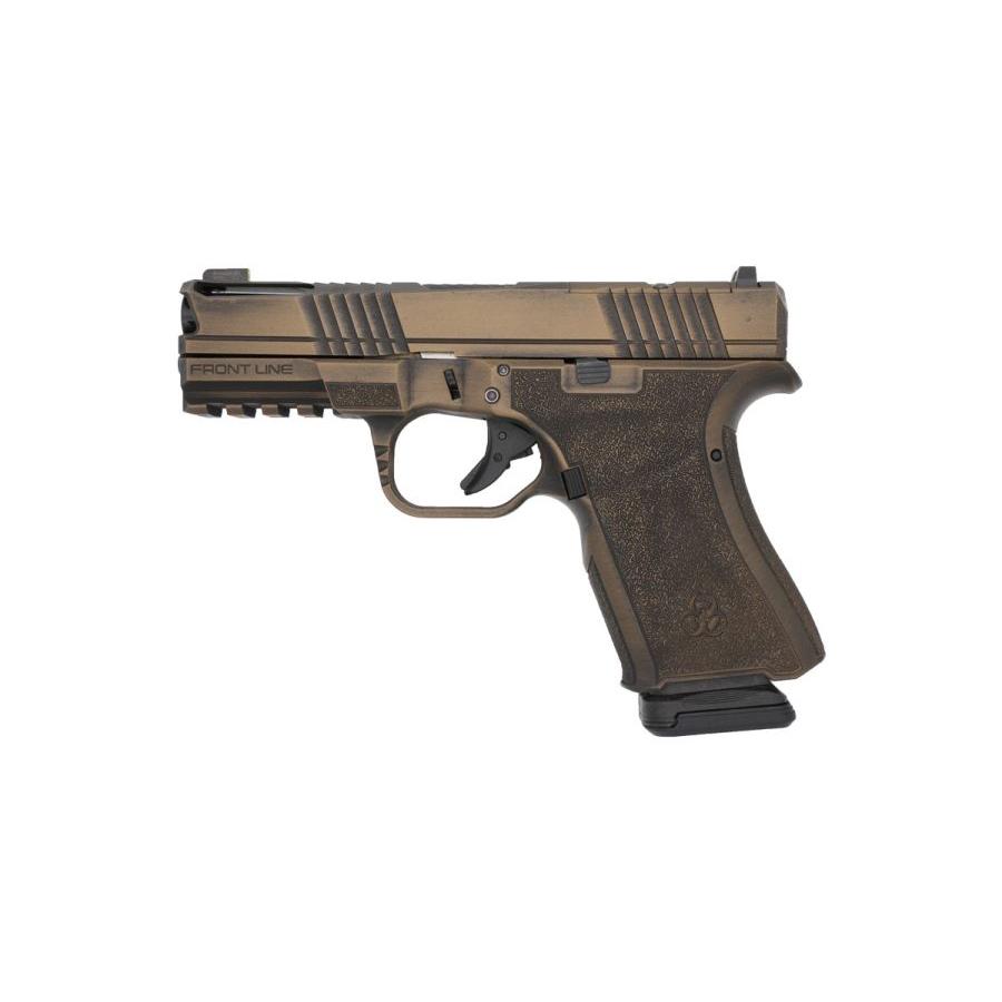 Black Rain Ordnance FLP9MMBB 9mm 15+1 4" Optic Ready Pistol Burnt Bronze - View 2