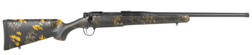 Christensen Arms 8010136000 Mesa FFT Buckmasters Full Size 7mm-08 Rem 20" Black Cerakote Match Grade Threaded Barrel, Black Cerakote Stainless Steel Drilled & Tapped Receiver, Black w/Orange Sporter F - View 2