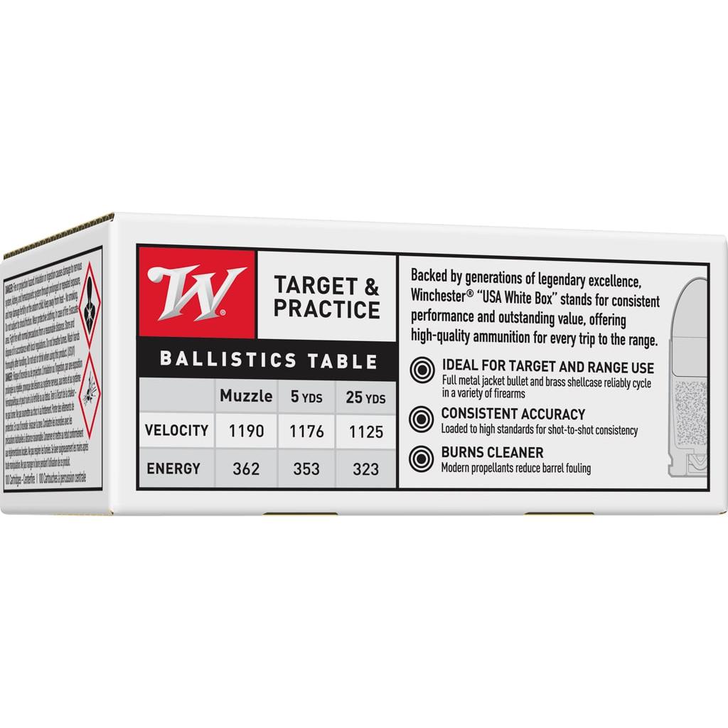 Winchester USA9MMVP Target 9mm Luger 115 gr Full Metal Jacket Ammo 100 Per Box/ 10 Cs - View 2