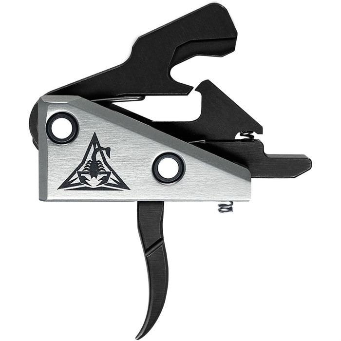 Rise Armament RA-1776-BR AR Trigger, 3.5 lb Pull, Black/Silver - View 2