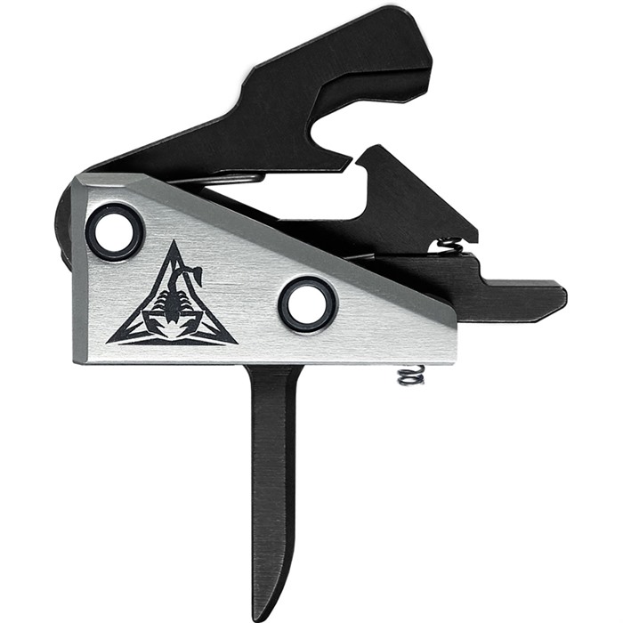 Rise Armament RA-1776F-BR AR Trigger, 3.5 lb Pull, Black/Silver - View 2
