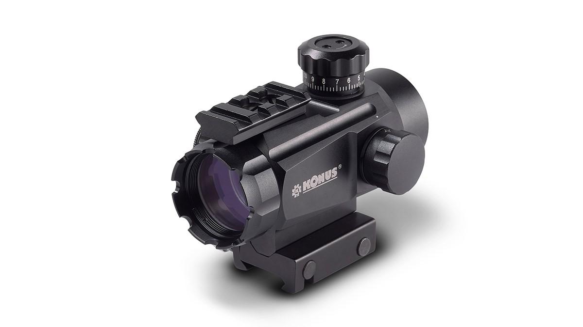 Konus KONUSIGHT 1X35 Red Green Tactical Sight 4 Reticles Black - View 2