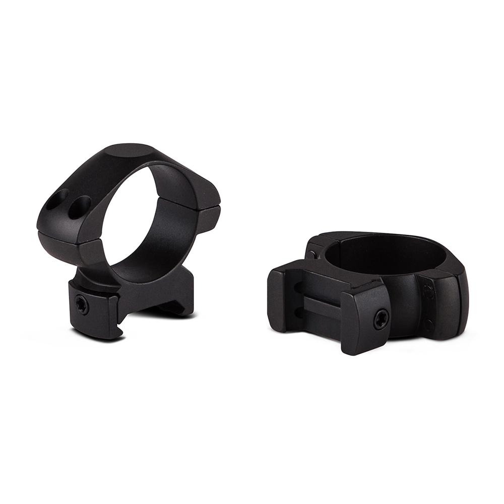 Konus 7401 Steel Rings Matte Black 1" Medium Picatinny/Weaver Mount - View 2